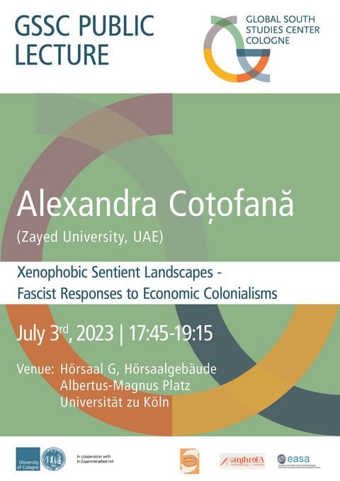 Poster of a Public Lecture Event at the Global South Studies Center in Cologne