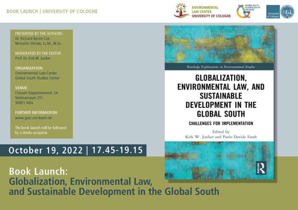 Book launch globalization environmental law