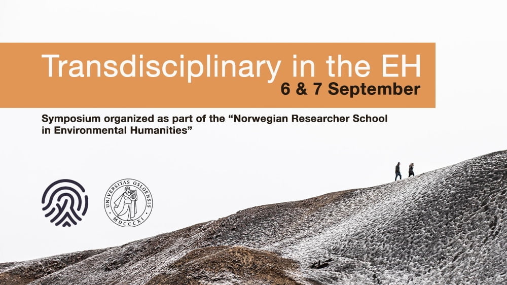 Poster for a Symposium on the environmental humanities