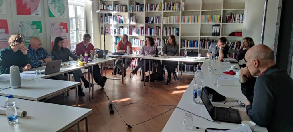 Researchers during a Workshop at the university of Cologne