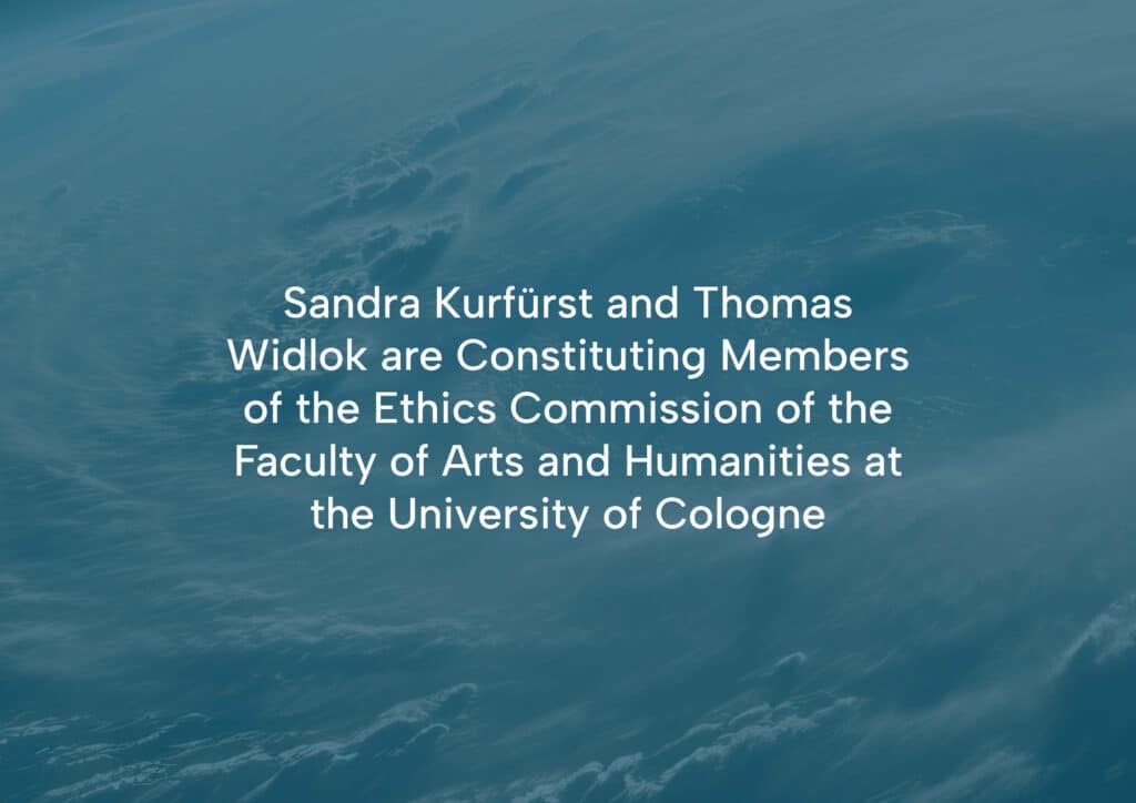 Cover Ethics Commission Kurfuerst and Widlok