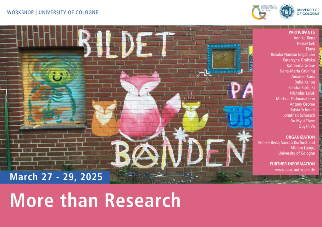 poster for a workshop at the GSSC